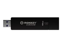 IronKey D300S - USB-flashstasjon - kryptert - FIPS 140-2 Level 3 - 16 GB - USB 3.1 Gen 1 - TAA-samsvar IKD300S/16GB