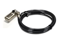 PORT Connect - Sikkerhetskabellås - nanos, med serielt kombinasjon - 2 m (en pakke 25) 901226/25