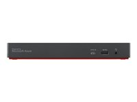 Lenovo ThinkPad Universal Thunderbolt 4 Smart Dock - Dokkingstasjon - Thunderbolt 4 - HDMI, 2 x DP, Thunderbolt - 1GbE - 135 watt - Campus - Europa - for ThinkPad P16s Gen 1; T15p Gen 2; T16 Gen 1; X1 Extreme Gen 4; X1 Nano Gen 2; X13 Gen 2 40B10135EU