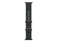 Apple - Klokkestropp for smart armbåndsur - 49mm - 130 - 200 mm - svart - for Watch Hermès Series 9, SE 3, Series 10, Series 11, Series 8, Series 9, Ultra 2, Ultra 3 MXTL3ZM/A