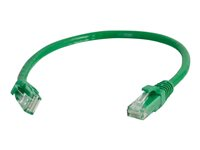 C2G Cat5e Booted Unshielded (UTP) Network Patch Cable - Koblingskabel - RJ-45 (hann) til RJ-45 (hann) - 1.5 m - UTP - CAT 5e - formstøpt, uten hindringer, flertrådet - grønn 83202