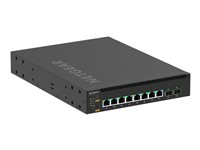 NETGEAR M4350-8M2V - Switch - L3 - Styrt - 8 x 2.5GBase-T (PoE ++) + 2 x 25 Gigabit SFP28 (opplink) - front til bakside-luftflyt - stasjonær, rackmonterbar - PoE++ (551 W) MSM4310-100NES