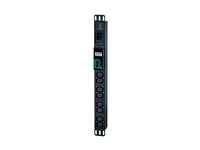 APC Easy Metered Rack PDU EPDU1016M - Strømfordelerenhet (kan monteres i rack) - AC 200/208/230 V - 3680 VA - Ethernet - inngang: IEC 60320 C20 - utgangskontakter: 8 (power IEC 60320 C13) - 1U - 2.5 m kabel - svart - for P/N: SCL500RM1U, SCL500RMI1U, SMT1500RM2UCUS, SMX2KR2UX145, SMX3KR2UNCX145, SMX750CUS EPDU1016M