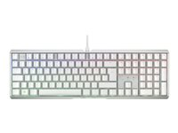 CHERRY XTRFY MX 3.1 - Tastatur - 100% - full size - bakgrunnsbelyst - USB-C - QWERTY - Pan Nordic - tastsvitsj: CHERRY MX2A Red - hvit G80-3890LJAPN-0