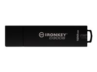 IronKey D300S - USB-flashstasjon - kryptert - FIPS 140-2 Level 3 - 128 GB - USB 3.1 Gen 1 - TAA-samsvar IKD300S/128GB