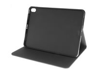 Insmat Flip Case - Lommebok for nettbrett - leatherette, papir, kartong, termoplastisk polyuretan (TPU) holder, bomullssting - svart - for Apple 11-inch iPad Air (M2, M3) 652-1328