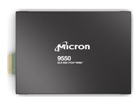 Micron 9550 MAX - SSD - Enterprise, Mixed Use - kryptert - 12.8 TB - intern - E3.S - PCI Express 5.0 x4 (NVMe) - 256-bit AES - TCG Opal Encryption 2.0, Self-Encrypting Drive (SED) - TAA-samsvar MTFDLBQ12T8THB-1BK1DABYYR
