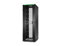 APC NetShelter SX Gen 2 - Rack skap - 2258 H x 800W x 1070D mm, med sider - står på gulv - svart - 48U - 19" - TAA-samsvar - for P/N: SMT1000RM1U, SMT750RM1U, SRTL10KRM4UT, SRTL5KRM2UI-HW, SRTL5KRM2UT-HW, SRTL8KRM4UT AR3187B2