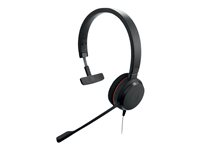 Jabra Evolve 20SE UC mono - Hodesett - on-ear - kablet - USB-C, USB-A - lydisolerende - Certified for Microsoft Teams 4993-823-369
