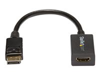 StarTech.com DisplayPort to HDMI Adapter - 1920x1200 - HDMI Video Converter - Latching DP Connector - Monitor to HDMI Adapter (DP2HDMI2) - Video adapter - DisplayPort hann til HDMI hunn - 26.5 cm - for P/N: DK30CH2DEP, DK30CH2DEPUE, DK30CHDDPPD, DK30CHDPPDUE, MST14DP123DP, SV231QDPU34K DP2HDMI2