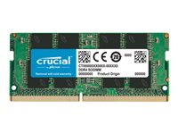 Crucial - DDR4 - modul - 8 GB - SO DIMM 260-pin - 2400 MT/s / PC4-19200 - CL17 - 1.2 V - ikke-bufret - ikke-ECC CT8G4SFS824A