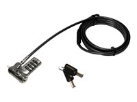 PORT Connect - Sikkerhetskabellås - universell, kombinasjonslås, med byttbar anker - 2 m 901235