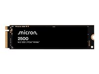 Micron 2500 - SSD - 2 TB - intern - M.2 2280 - PCIe 4.0 x4 (NVMe) MTFDKBA2T0QGN-1BN1AABYYR