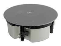 Crestron Saros IC6VLPT-W-T-EACH+ - Høyttaler - for høyttaleranlegg - 50 watt - toveis - koaksial (grillfarge - teksturhvitt) SAROS IC6VLPT-W-T-EACH+