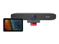 HP Poly Studio - Focus Room Kit - videokonferansesett (Poly GC8-berøringskontroller, Poly Studio P15-videobar) - Certified for Microsoft Teams - sand - power adapter included 84H32AA#ABB