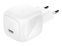Belkin BoostCharge - Strømadapter - kompakt - 45 watt - Power Delivery 3.1, Fast Charge (USB-C) WCA013KQWH