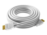 VISION Techconnect - HDMI-kabel med Ethernet - HDMI hann til HDMI hann - 10 m - hvit - 4K 30Hz støtte TC 10MHDMI8K