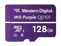 WD Purple WDD128G1P0C-85AEL0 - Flashminnekort - 128 GB - UHS-I U1 / Class10 - microSDXC - purpur WDD128G1P0C-85AEL0