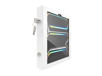 Compulocks iPad Pro M4 11" (2024), Apex Enclosure Brandable Floor Stand - Monteringssett (gulvstativ, hus) - eksponert frontkamera - for nettbrett - merkevaremulighet - låsbar - metallramme - hvit - skjermstørrelse: 11" - veggmonterbar - for Apple 11-inch iPad Pro (M4) 140W11PAPX4W
