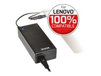 PORT Connect Universal Power Supply - Strømadapter - AC 100-240 V - 90 watt - svart 900007-LE