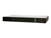 APC Rack Automatic Transfer Switch AP4450 - Redundant switch (kan monteres i rack) - AC 100/120 V - 1440 VA - Ethernet 10/100, RS-232, USB - utgangskontakter: 10 - 1U - svart - for P/N: AR106SH6, AR109SH4, AR109SH6, AR112SH4, AR112SH6, SCL400RMJ1U, SCL500RMI1UNC AP4450