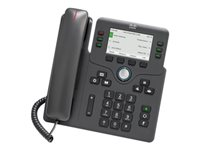 Cisco 6871 - With Multiplatform Phone Firmware - VoIP-telefon med anrops-ID/samtale venter - treveis anropskapasitet - SIP, SRTP - 6 linjer - gjenfabrikert CP-6871-3PCC-K9-RF