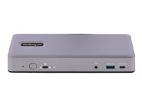 StarTech.com USB-C Docking Station - Multi Monitor HDMI/DP/DP Alt Mode USB-C Dock - 3x 4K30 / 2x 4K60 - 7-Port USB Hub - 60W Power Delivery - GbE - 3.5mm Audio - Works With Chromebook certified - Dokkingstasjon - USB-C / Thunderbolt 3 / Thunderbolt 4 - 2 x DP, 2 x HDMI, USB-C - 1GbE - 60 watt DK31C3MNCRUE