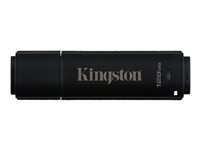 Kingston DataTraveler 4000 G2 Management Ready - USB-flashstasjon - kryptert - FIPS 140-2 Level 3 - 128 GB - USB 3.0 - TAA-samsvar DT4000G2DM/128GB