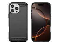 Insmat C&S Style - Baksidedeksel for mobiltelefon - kullstoff-fiber - for Apple iPhone 16 Pro 650-1281