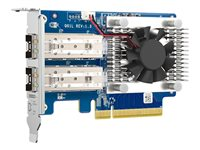 QNAP QXG-10G2SF-NXE - Utvidelsesmodul - PCIe 3.0 x8 lav profil - Gigabit Ethernet / 10 Gigabit SFP+ x 2 QXG-10G2SF-NXE