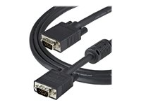 StarTech.com 1m Coax High Resolution Monitor VGA Cable HD15 M/M - VGA-kabel - HD-15 (VGA) (hann) til HD-15 (VGA) (hann) - 1 m - formstøpt, tommelskruer - svart MXTMMHQ1M