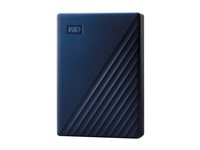 WD My Passport for Mac WDBK6C0060BBL - Harddisk - kryptert - 6 TB - ekstern (bærbar) - USB 3.2 Gen 1 - 256-bit AES - blå WDBK6C0060BBL-WESN