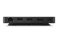 Lenovo - Dokkingstasjon - USB-C - HDMI, DP - 1GbE - 100 watt - Europa 40B90100EU