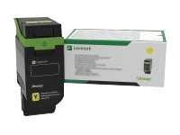 Lexmark - Ekstra høy ytelse - gul - original - boks - tonerpatron LCCP, LRP - for P/N: CS632DWE 75M2XY0