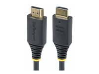 StarTech.com 30cm (1ft) High Speed HDMI Cable, 4K60Hz - Premium High Speed - HDMI-kabel med Ethernet - HDMI hann til HDMI hann - 30 cm - skjermet - svart - halogenfri, passiv, 4K 60Hz støtte, støtte for 1080p 240 Hz, 2K 144Hz støtte HDMI2-CABLE-4K60-30C