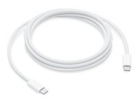 Apple - USB-kabel - USB-C (hann) til USB-C (hann) - USB 2.0 - 2 m - USB Power Delivery (240 W) MYQT3ZM/A