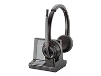 Poly Savi 8200 Series W8220-M - Microsoft - hodesett - on-ear - DECT / Bluetooth - trådløs - aktiv støydemping - Certified for Microsoft Teams 207326-02