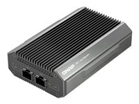 QNAP QNA-UC10G2SF - nettverksadapter - USB4 / Thunderbolt 4 - 10 Gigabit SFP+ x 2 QNA-UC10G2SF