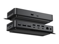 Dell Pro Thunderbolt 5 Smart Dock SD25TB5 - Dokkingstasjon - Thunderbolt 5 - HDMI, 2 x DP, USB-C, 2 x Thunderbolt 5 - 1GbE, 2.5GbE - 330 watt - BTO - med 3 års Basic Hardware Service med Advanced Exchange etter fjerndiagnose DELL-SD25TB5