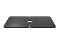 Compulocks Stability Base Plate for the BrandMe Stand - Monteringskomponent (sokkelplate) - for displaystativ - svart - skjermstørrelse: 21"-32" - stativmonterbar LBPB
