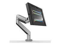 Compulocks iPad Pro M4 11" (2024), Apex Enclosure Reach Articulating Arm - Monteringssett (hus, leddarm) - for nettbrett - låsbar - høyverdig aluminium - svart, sølv - skjermstørrelse: 11" - skrivebordsmonterbar - for Apple 11-inch iPad Pro (M4) 660REACH11PAPX4B