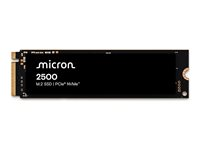 Micron 2500 - SSD - kryptert - 512 GB - intern - M.2 2280 - PCIe 4.0 (NVMe) - 256-bit AES MTFDKBA512QGN-1BN1AABYYR
