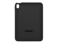 OtterBox Defender Series - Beskyttelsesboks for nettbrett - robust - svart - for Apple 10.9-inch iPad (10. generasjon); iPad A16 Wi-Fi, A16 Wi-Fi + Cellular 77-89955