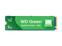WD Green SN350 NVMe SSD WDS100T3G0C-00AZL0 - SSD - 1 TB - intern - M.2 2280 - PCIe 3.0 x4 (NVMe) WDS100T3G0C-00AZL0
