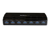 StarTech.com 7 Port USB 3.0 Hub - Up To 5 Gbps - 7 x USB - Universal Multi Port USB Extender for Your Desktop - USB Powered (ST7300USB3B) - Hub - 7 x SuperSpeed USB 3.0 - stasjonær - for P/N: BNDTBUSB3142, PEXUS313AC2V, PEXUSB311A1E, PEXUSB312A2, PEXUSB314A2V2, SDMSDRWU3AC ST7300USB3B