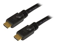 StarTech.com 15m High Speed HDMI Cable Ultra HD 4k x 2k HDMI Cable M/M - HDMI-kabel - HDMI hann til HDMI hann - 15 m - skjermet - svart HDMM15M