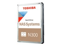 Toshiba N300 NAS - Harddisk - 10 TB - intern - 3.5" - SATA 6Gb/s - 7200 rpm - buffer: 512 MB MN10ADA10TS