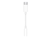 Apple USB-C to 3.5 mm Headphone Jack Adapter - USB-C til hodetelefons-jakkadapter - USB-C hann til mini-phone stereo 3.5 mm hunn MU7E2ZM/A