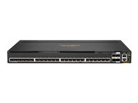 HPE Aruba 6300M 24p SFP+ LRM support and 2p 50G and 2p 25G MACsec Switch - Switch - L3 - Styrt - 24 x 1 Gigabit / 10 Gigabit SFP+ + 2 x 1 Gigabit / 10 Gigabit / 25 Gigabit / 50 Gigabit SFP56 (opplink / stabling) + 2 x 1 Gigabit / 10 Gigabit / 25 Gigabit SFP - front og side til bakside - rackmonterbar R8S92A