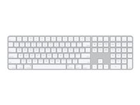 Apple Magic Keyboard with Touch ID and Numeric Keypad - Tastatur - trådløs - Bluetooth - QWERTY - Norsk MK2C3H/A